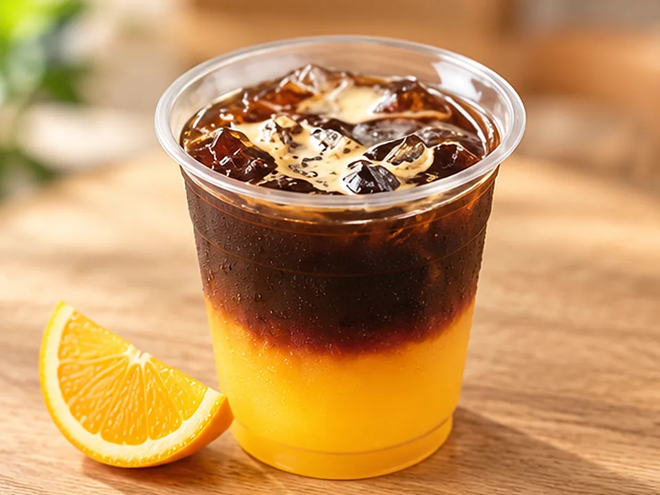Orange Black (Citrus Shot) (Iced)
