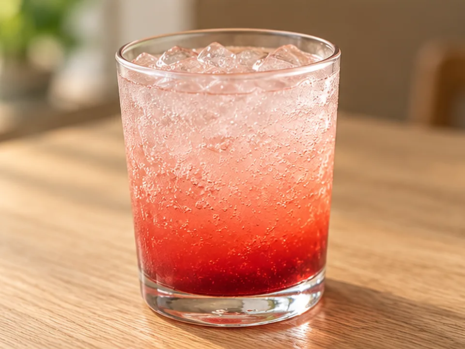 Strawberry Fizzy (Iced)